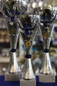 coppe argento blu