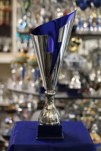 coppe arrotolata interno blu