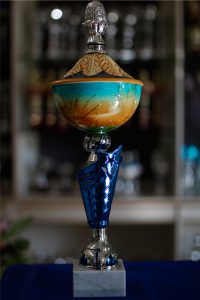 coppa con coperchio tazza smaltata