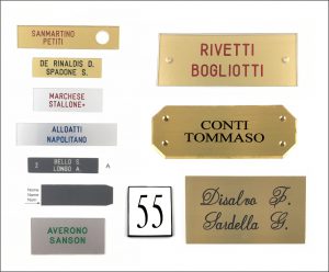 targhette per citofono
